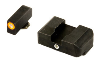 Ameriglo GL201 I-Dot Front/Rear Kit Night Sights, Matte Black Steel Frame