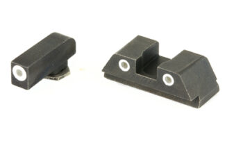 AmeriGlo GL430 Classic 3-Dot Tritium Night Sights (Green/White) for Glock 42/43