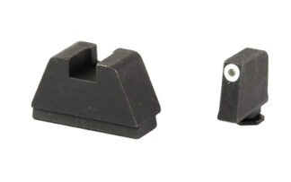 Ameriglo GL491 Optic-Compatible 3XL Tall Tritium Sights for Glock, Green/White/Black