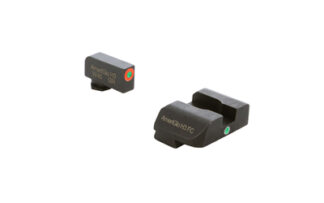 Ameriglo I-Dot Tritium Front/Rear Night Sights, Model 23, Green/Orange, Matte
