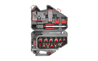 Real Avid Master Armorer's AR-15 Pro Armorer's Master Kit (Gray/Red)