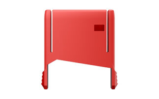 Real Avid Smart-Fit Vise Block Sleeve for AR-10, Red/Gray