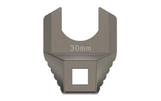 Real Avid Master-Fit Wrench 1/2 Crowfoot, Titanium-Coated Stainless Steel, 30mm Barrel Nut