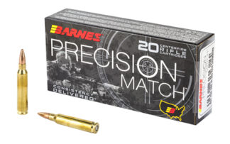 Barnes Precision Match .223 Rem/5.56 NATO 69gr OTM BT 20rd Box