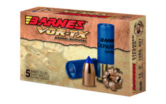 Barnes VOR-TX 12 Gauge 3 in 438 Grain Slug 5 Rounds Per Box