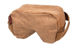 Birchwood Casey Steady Shot Foxtrot Ultralight Shooting Bag, Waxed Canvas Tan