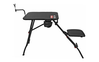 Birchwood Casey Ultra Steady Shooting Bench 21 in x 28 in Padded Top, Adjustable Gun Rest