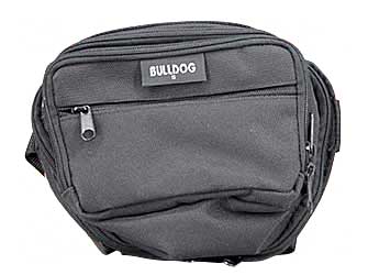 Bulldog Cases BD850 Small Fanny Pack Holster, Black, Water-Resistant Nylon