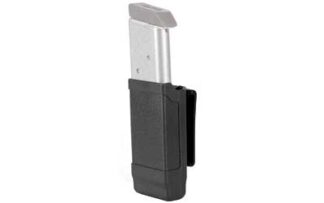 Blackhawk Single Mag Case Fits Single Row 9mm/40/45ACP Magazine, Matte Black Polymer Belt Clip