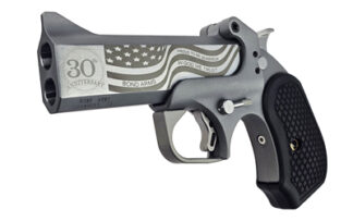 Bond Arms 30th Vet Rough Series 45 Colt/.410 Bore Derringer, 4.25 in, Stainless, 2-Round