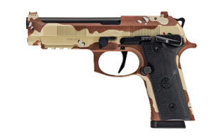 Beretta 92XI Single-Action Only 9mm 4.7 in Barrel 10+1 Rounds Chocolate Chip Camo