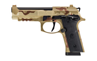 Beretta 92XI Single Action Only 9mm, 4.7 in Barrel, 10+1 Rounds, DCU Camo