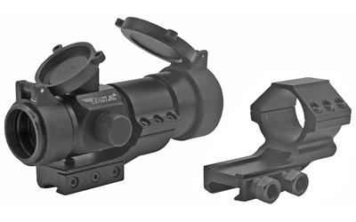 BSA Optics 30RD-2M 1x 30mm Red Dot Scope with Dovetail/Weaver Mount, Black