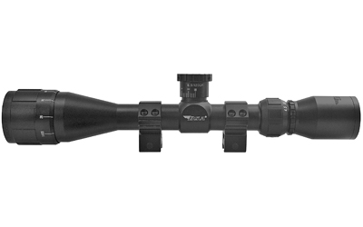 BSA Optics Sweet 6.5 4.5-18x40 AO Rifle Scope, 30/30 Duplex Reticle