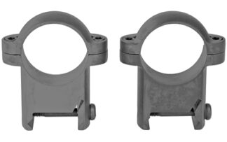 Burris Zee Weaver-Style Scope Rings, 1 in High, Matte Black, Solid Steel