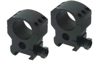 Burris Xtreme Tactical 1in Medium Picatinny Scope Rings, Matte Black (2-Piece)