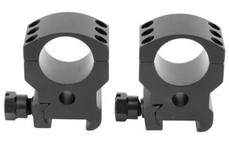 Burris Xtreme Tactical Picatinny Rings, 1 in High, Matte Black
