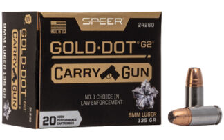 Speer Gold Dot 9mm Luger 135 Grain Hollow Point 20-Round Box