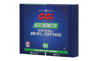 CCI HEVI-Bismuth .38 Special 80gr Bismuth Shot Shotshell, 10rd Box