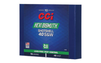 CCI HEVI-Bismuth 40 S&W 78 Gr Bismuth Shotshell 10 Rounds Per Box