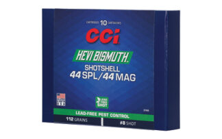 CCI Hevi-Bismuth .44 S&W Special 112Gr Bismuth Shotshell, 10 Rounds Per Box