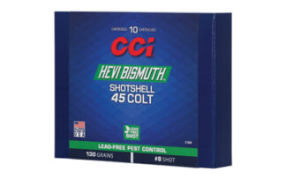 CCI Hevi-Bismuth .45 Long Colt 130 Gr Bismuth Shotshell, 10 Rounds