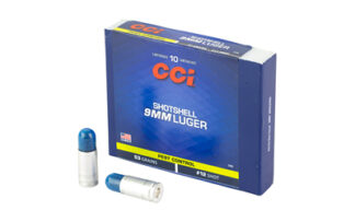 CCI 9mm Luger Shotshell 53 gr #12 Shot, 10-Round Box