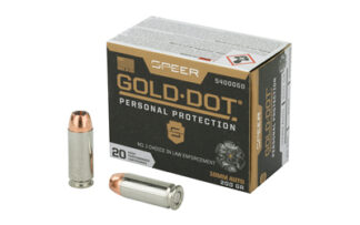Speer Gold Dot 10mm Auto 200gr Hollow Point 20-Round Box Nickel-Plated Brass