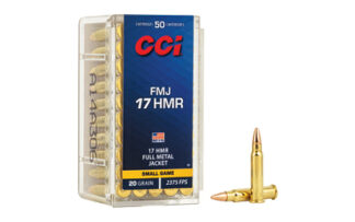 CCI 17 HMR 20 Grain FMJ 50-Round Box
