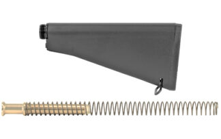 CMMG Rifle Receiver Extension/Stock Kit A1 Fixed Black Synthetic