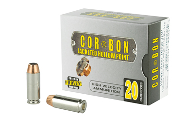 Cor-Bon 10mm 165gr Jacketed Hollow Point Self Defense Ammo (20 Rounds)