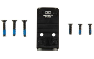 C&H Precision SWMPDPP/EFLX975 Mounting Plate for M2.0 CORE, Black Anodized