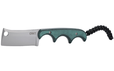 Columbia River Minimalist Cleaver Fixed Blade Knife, 2.13 in Blade, 5Cr15MoV, Bead Blast Finish