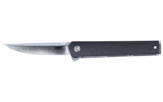 Columbia River CEO Compact Folding Knife, 2.61 in Blade, 4116 SS, Black Handle