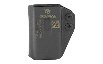 Crucial Concealment Covert Mag Pouch Kydex Magazine Pouch, Black