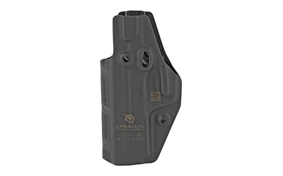BP Tactical Covert IWB Holster for S&W Shield EZ 9/380, Ambidextrous, Kydex, Black