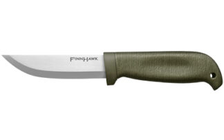 Cold Steel Finn Hawk Fixed Blade Knife, 4 in Cryo 4116 SS Blade, OD Green TPR Handle