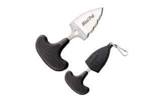 Cold Steel Mini Pal Fixed Blade Knife, 1" AUS-8A SS Blade, Black Kraton Handle