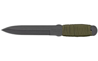 Cold Steel True Flight Thrower Fixed Knife 6.75" Blade Black Coated 1055 Carbon Steel