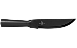 Cold Steel Bushman Fixed Blade Knife 7 in SK-5 Steel, Black Handle with Secure-Ex Sheath