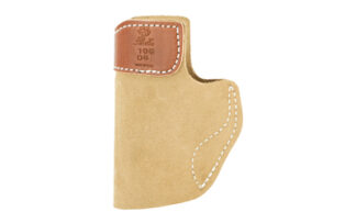 DeSantis SOF-TUCK #106 IWB Tuckable Holster, Adjustable Cant, Tan Suede (Right Hand)