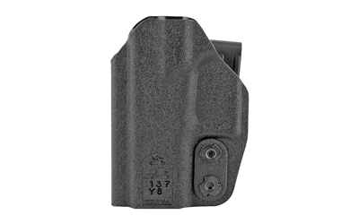 DeSantis Slim-Tuk IWB Belt Clip Holster for Glock 42, Ambidextrous, Black Kydex