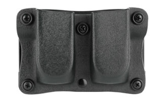 DeSantis Quantico Double Mag Pouch Belt-Clip Kydex, Black, Fits Up to 1 3/4" Belts