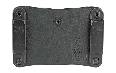 DeSantis Quantico Double Mag Pouch Belt-Clip Kydex, Black, Fits Up to 1 3/4" Belts