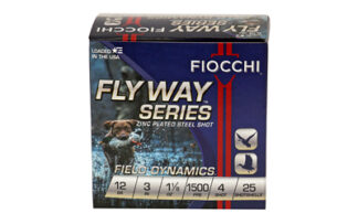 Fiocchi Flyway Steel 12 Gauge 3" #4 25rd Box