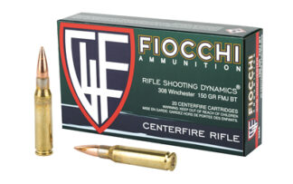 Fiocchi 150 Grain FMJ Boat Tail 20-Round Box