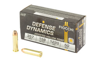 Fiocchi Defense Dynamics .357 Magnum 158 gr JHP, 50 Rounds Per Box