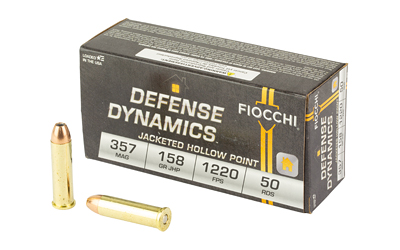 Fiocchi Defense Dynamics .357 Magnum 158 gr JHP, 50 Rounds Per Box