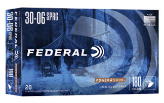 Federal PowerShok .30-06 Springfield 180 Grain Soft Point, 20 Rounds