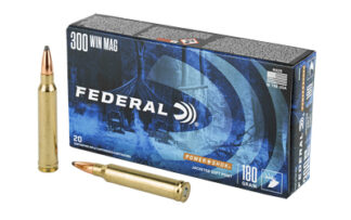 Federal Power-Shok .300 Winchester Magnum 180 gr Soft Point, 20 Rounds Per Box